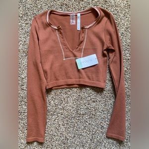 As Revival Cropped Long Sleeve